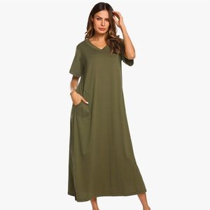 Olive Sleep Dress 📦 (M-19 | L-4 | XL-21)